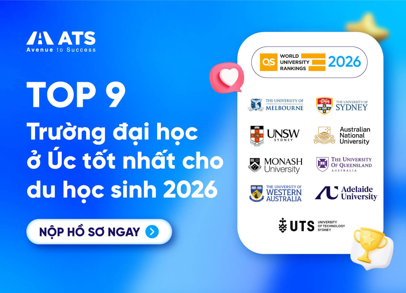 Bảng xếp hạng 9 trường đại học tốt nhất ở Úc 2026 | Cập nhật mới nhất
