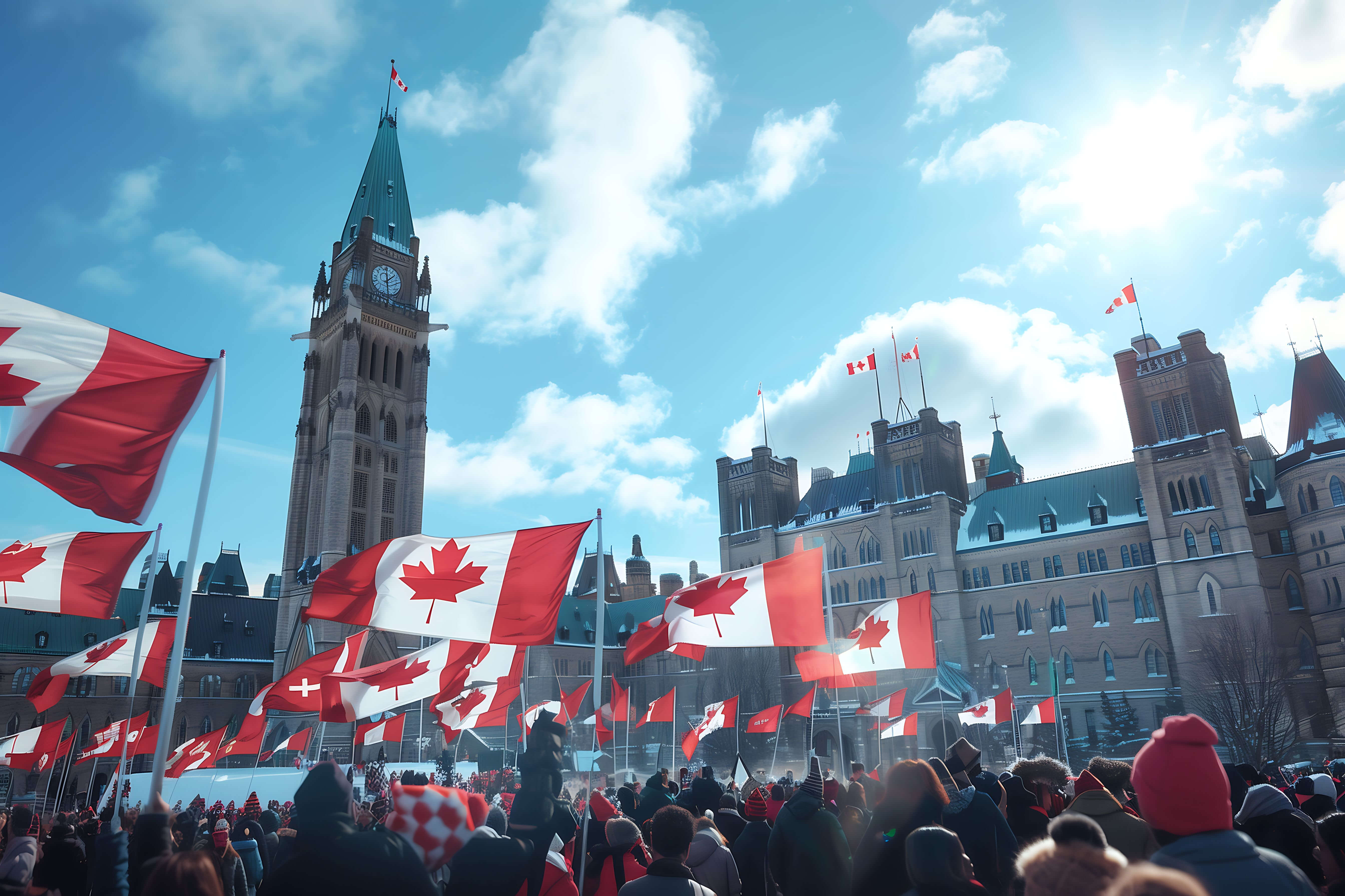 canada-day-celebration-with-maple-leaf-symbol